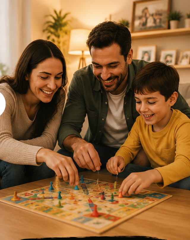 Después: jugando juntos en familia