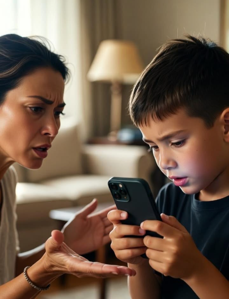 Discusión por el celular